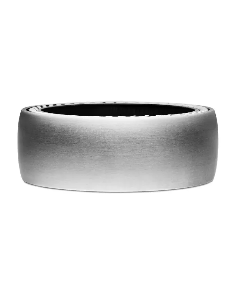 David Yurman Streamline Bandring 9mm - Silber Silber