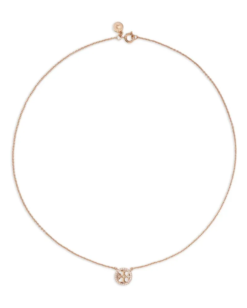 Tory Burch 18kt vergoldete Be My Lover Halskette Gold