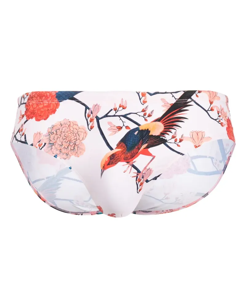 Orlebar Brown Badehose mit grafischem Print - Rosa Rosa