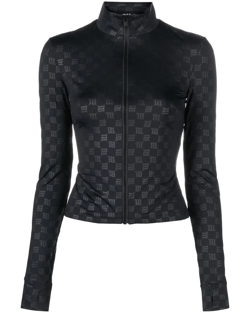 MISBHV Top mit Logo-Print - Schwarz Schwarz