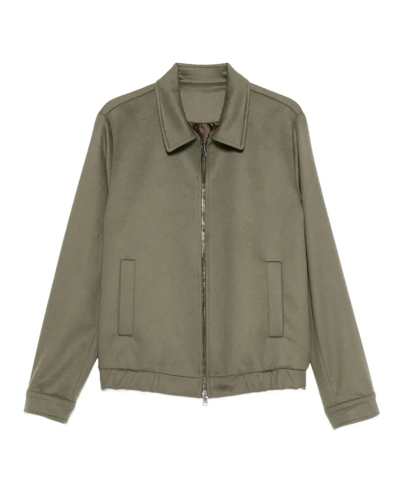 Costumein Reißverschluss-Jacke mit eingefassten Taschen - Grün Grün