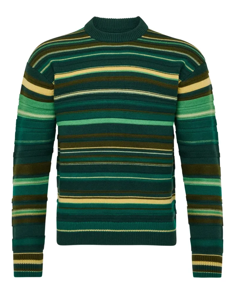 J.W.Anderson Gestreifter Pullover - Grün Grün