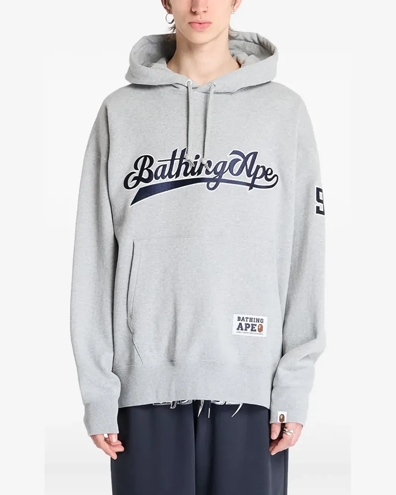 BAPE logo hoodie - Grau Grau