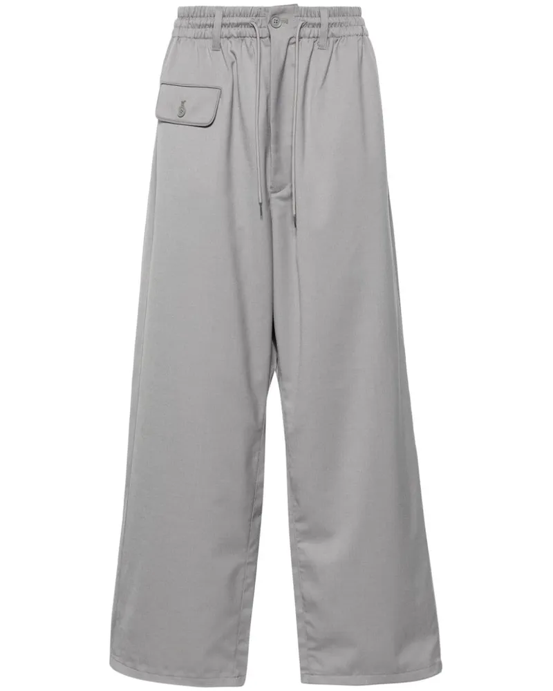 Y-3 Rew Wo Wide-Leg-Hose - Grau Grau