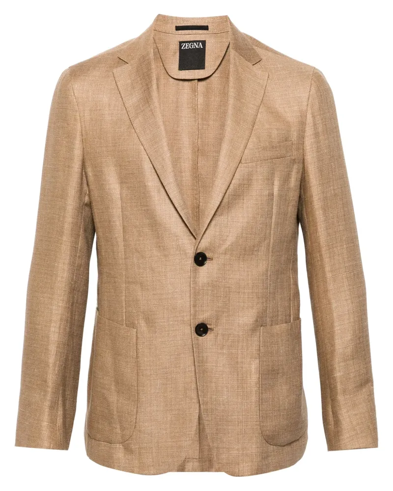 Ermenegildo Zegna Einreihiges Sakko - Braun Braun