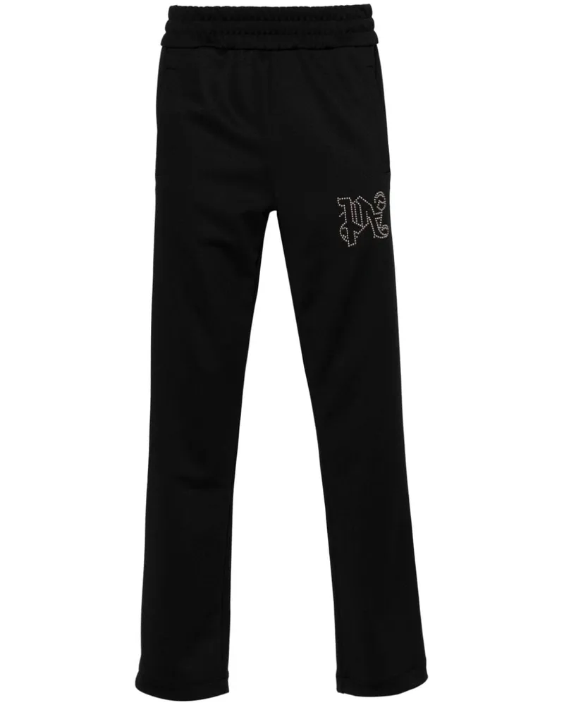 Palm Angels Milano Jogginghose mit Nieten - Schwarz Schwarz