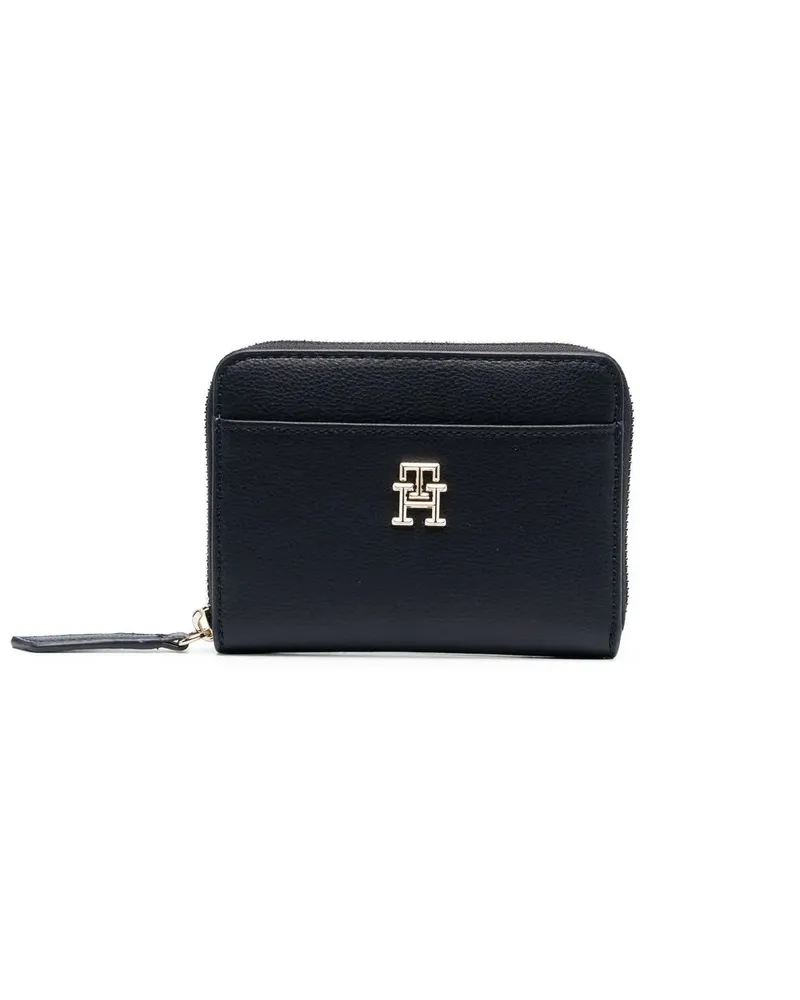 Tommy Hilfiger Portemonnaie mit Logo-Schild - Blau Blau