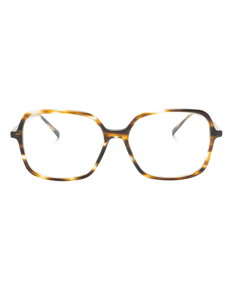 GIGI STUDIOS Aurelie Brille mit Oversized-Gestell - Braun Braun