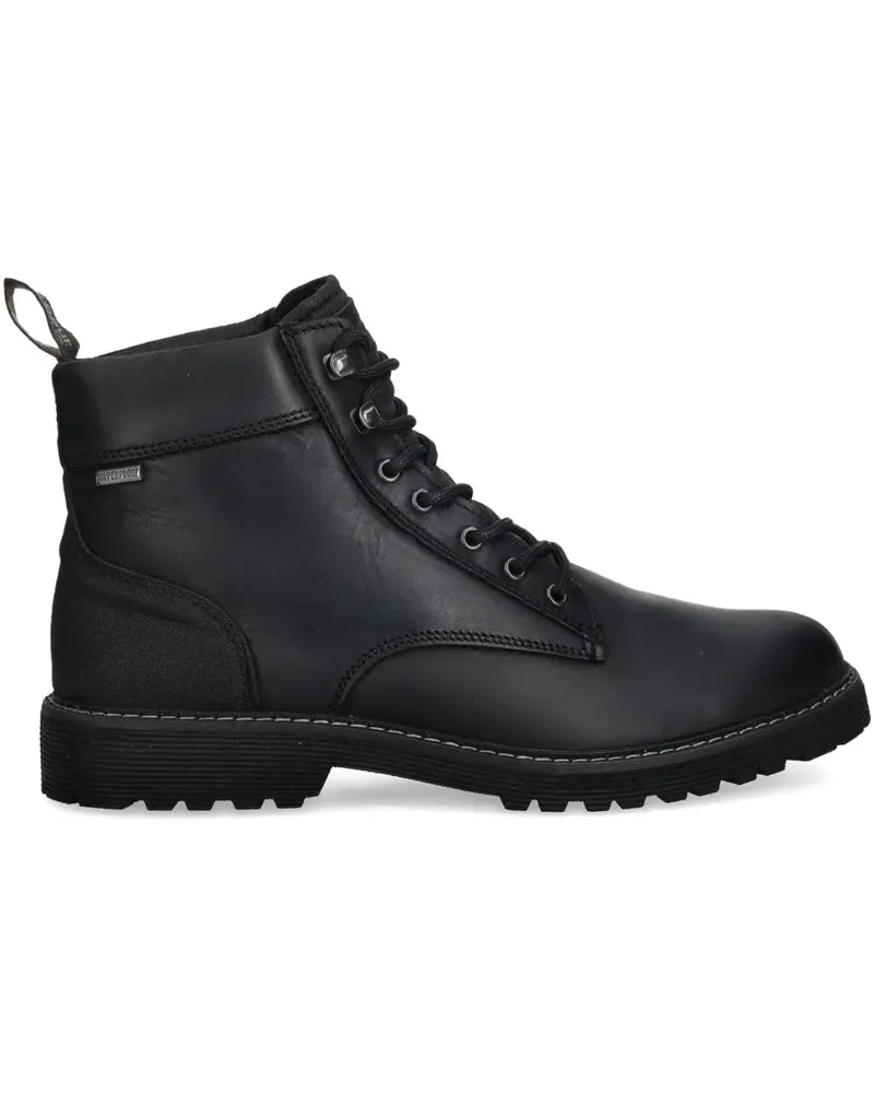 Barbour 35mm Harrison lace-up boots - Schwarz Schwarz