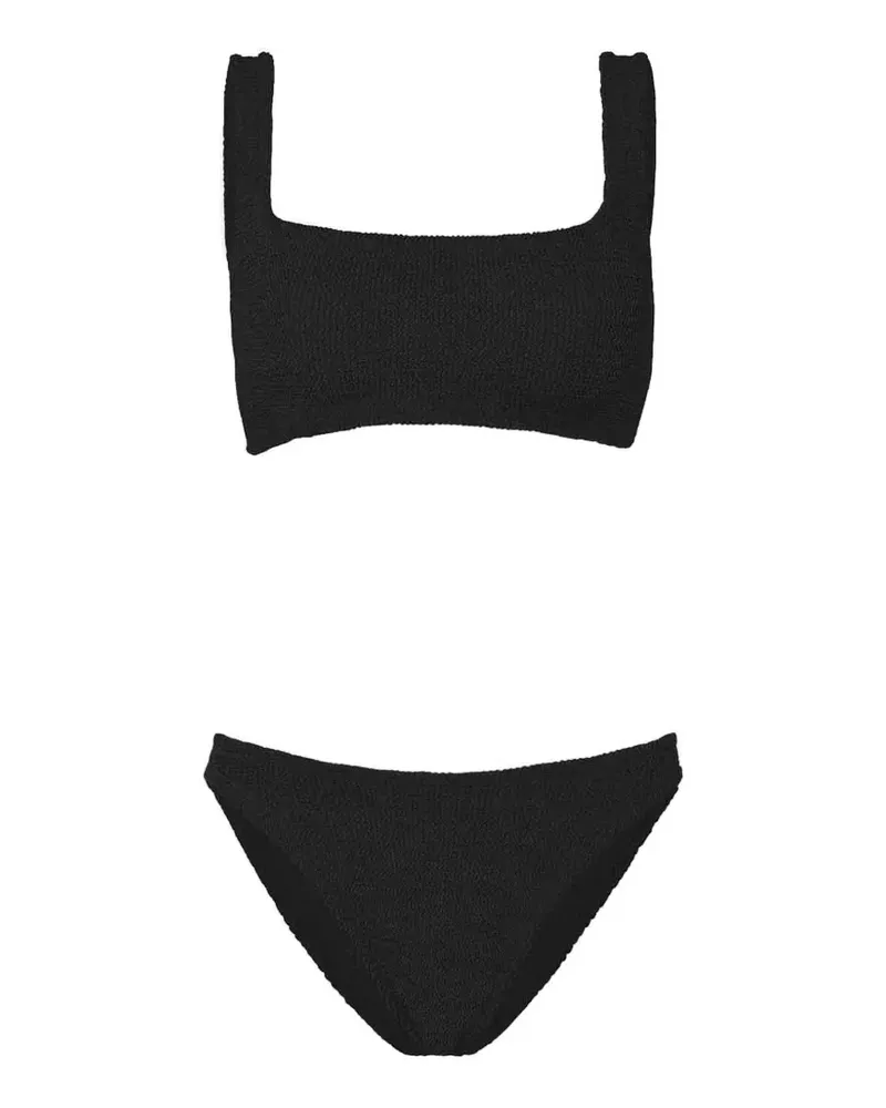 Hunza G Xandra crinkle-effect bikini - Schwarz Schwarz