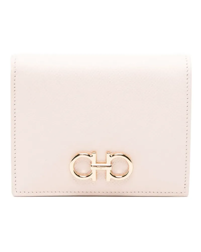 Ferragamo Portemonnaie mit Logo-Schild - Rosa Rosa