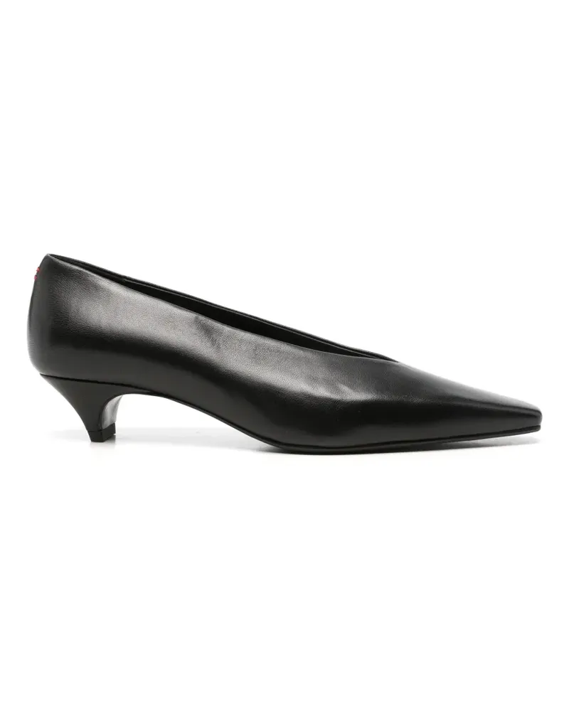 HALMANERA Fern Pumps mit spitzer Kappe - Schwarz Schwarz