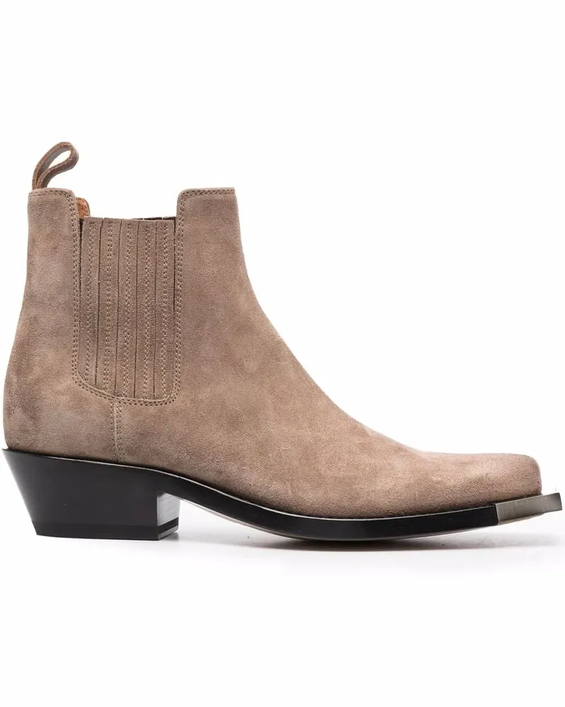 Buttero Stiefeletten mit eckiger Kappe - Braun Braun