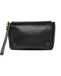 Jérôme Dreyfuss Große Clap Clutch Schwarz