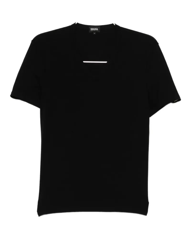 Ermenegildo Zegna V-neck loungewear - Schwarz Schwarz