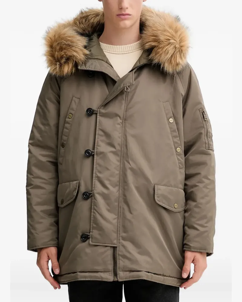 HUGO BOSS hooded jacket - Grau Grau