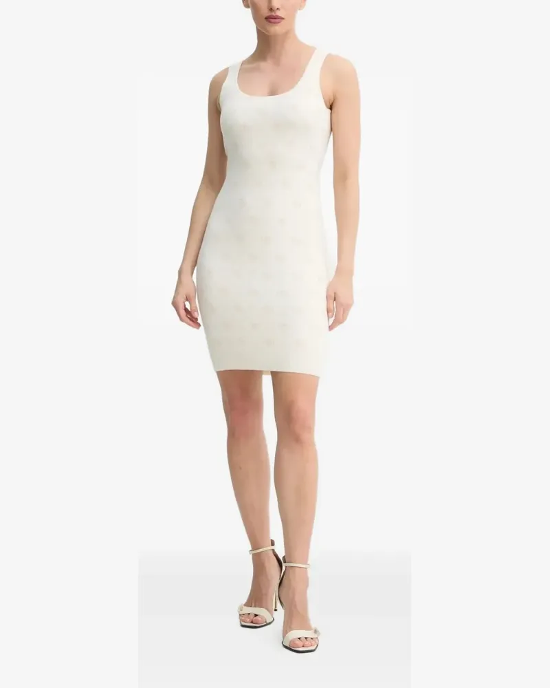 Guess Trägerkleid mit Logo-Muster - Weiß Weiß