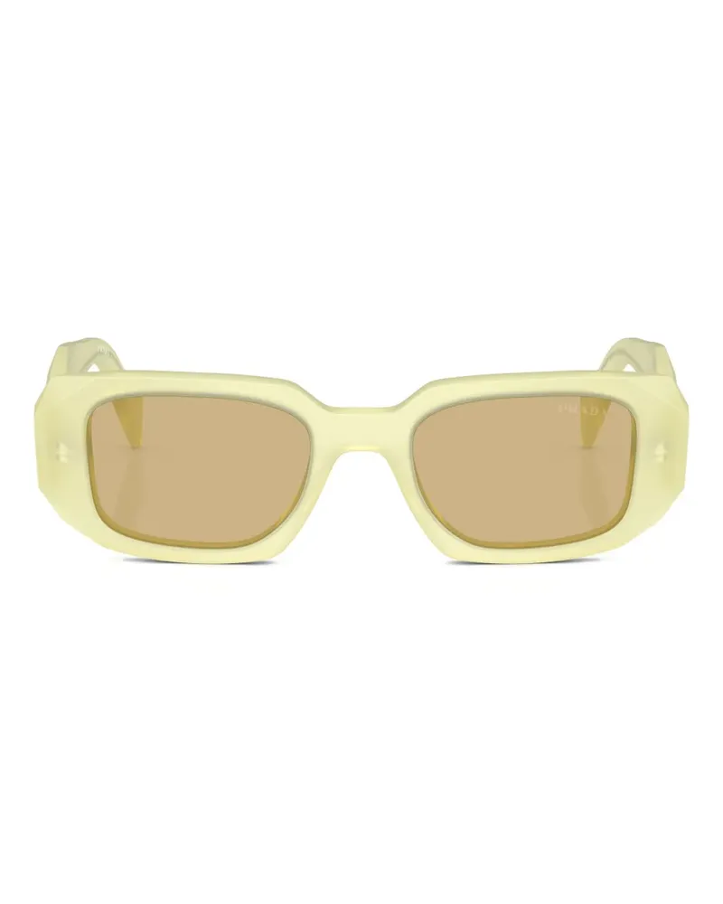 Prada Symbole geometric-frame sunglasses - Gelb Gelb