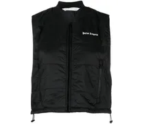 Weste mit Logo-Stickerei - Schwarz