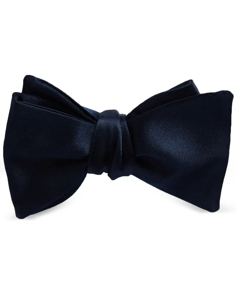 Ralph Lauren Fliege aus Satin - Blau Blau