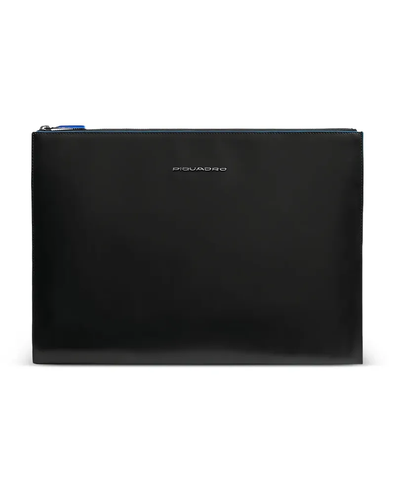 Piquadro leather clutch bag - Schwarz Schwarz