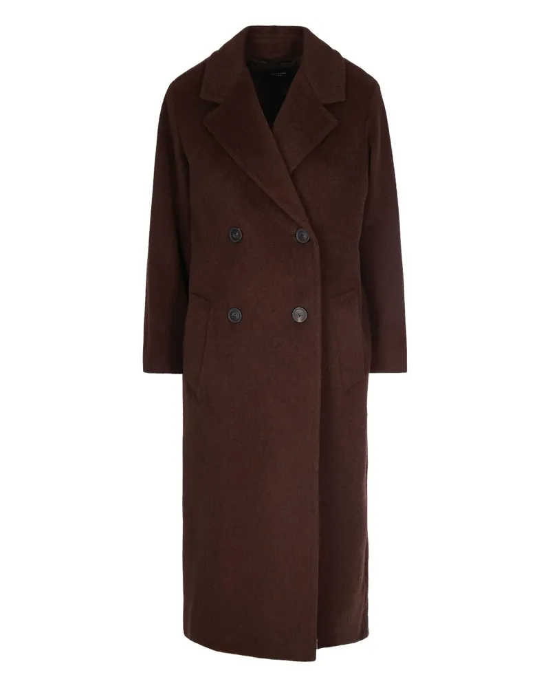 Max Mara Doppelreihiger Mantel - Braun Braun