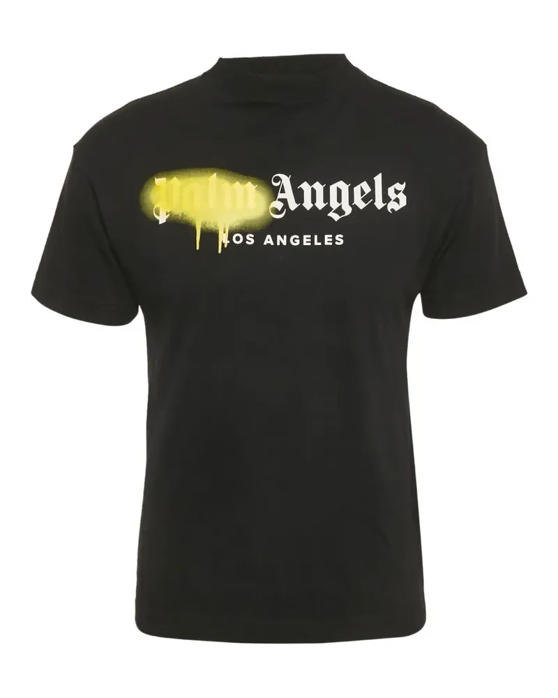 Palm Angels logo-print T-shirt - Schwarz Schwarz