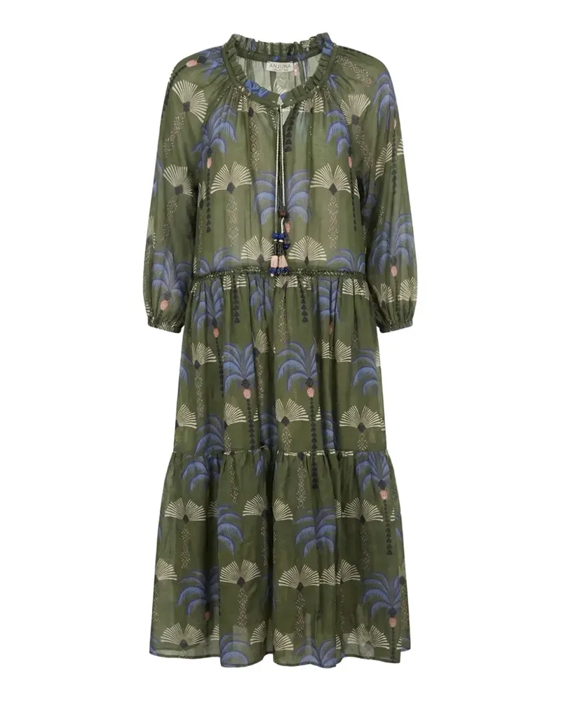Anjuna tiered maxi dress - Grün Grün