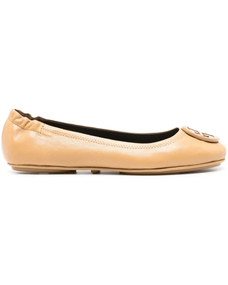 Tory Burch Minnie Travel Ballerinas - Nude Nude