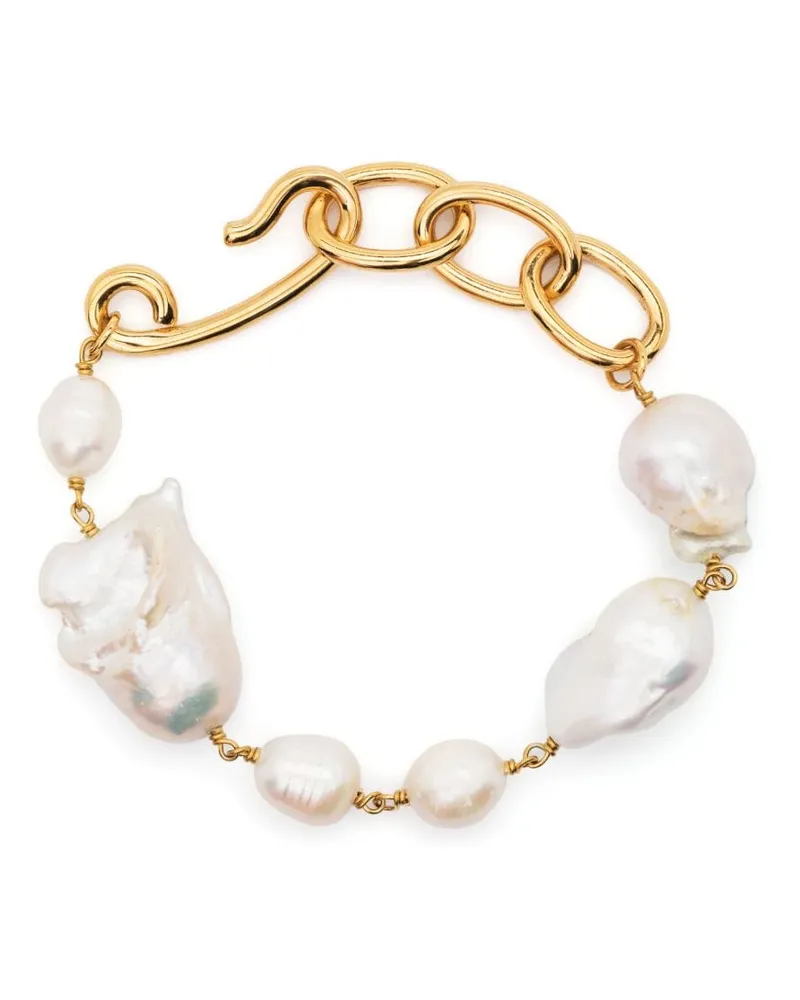 Jil Sander Armband mit Perlen - Gold Gold