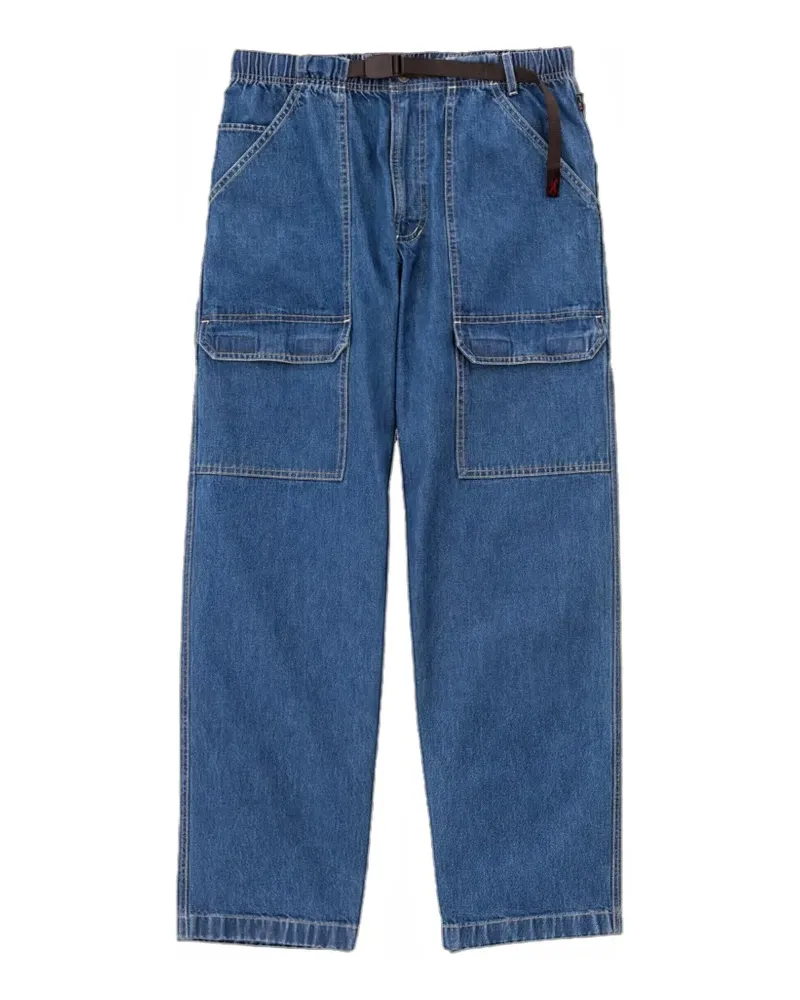 GRAMICCI EQT cargo-pocket jeans - Blau Blau