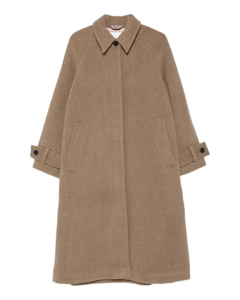 Samsøe & Samsøe Alma raglan-sleeve single-breasted coat - Braun Braun