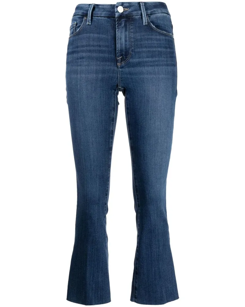 Frame Denim Le Crop Cropped-Jeans Blau