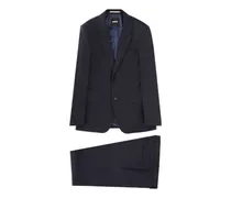 Einreihiger Anzug - Blau