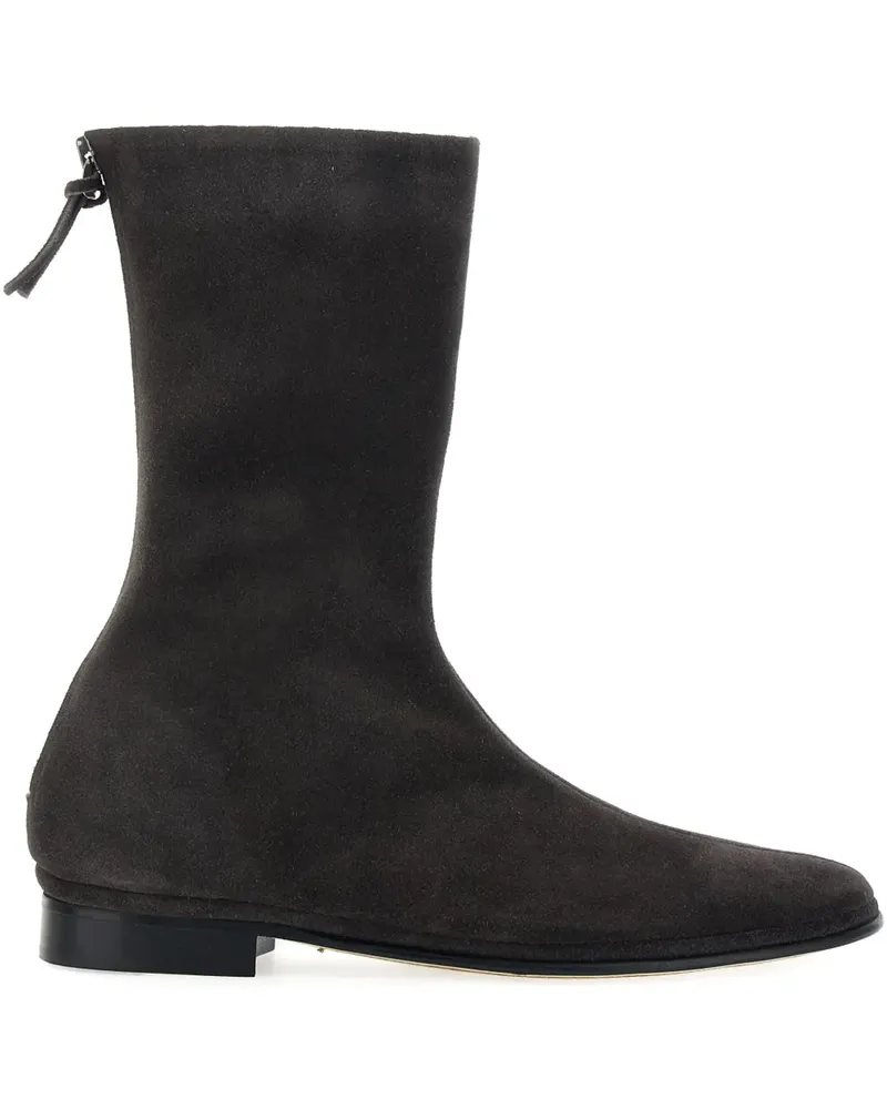 Alberta Ferretti suede boots - Braun Braun