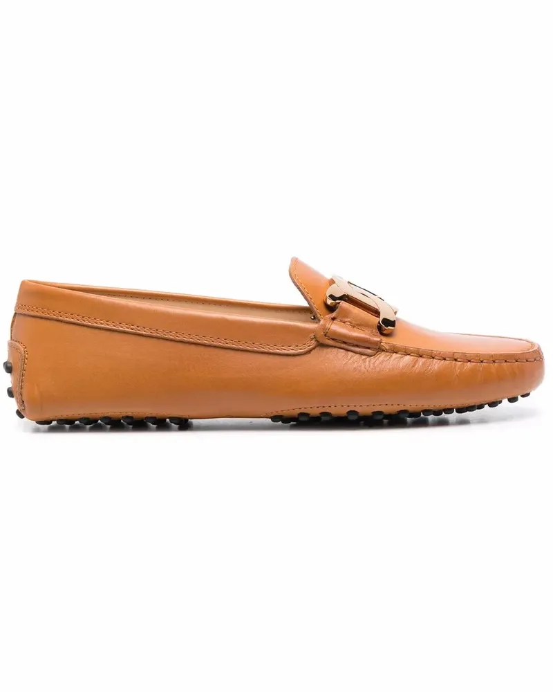 TOD'S Loafer mit Kettendetail - Braun Braun