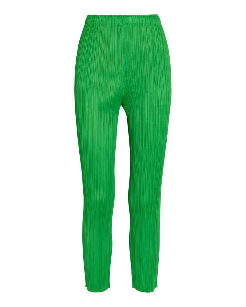 Issey Miyake Pleats Please pleated trousers - Grün Grün