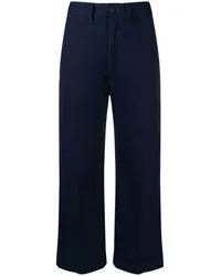 Ralph Lauren Weite Cropped-Chino Blau