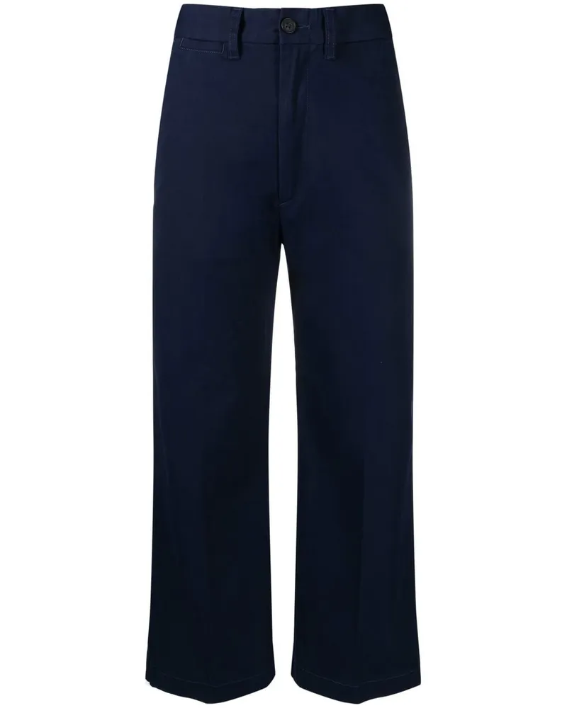 Ralph Lauren Weite Cropped-Chino - Blau Blau