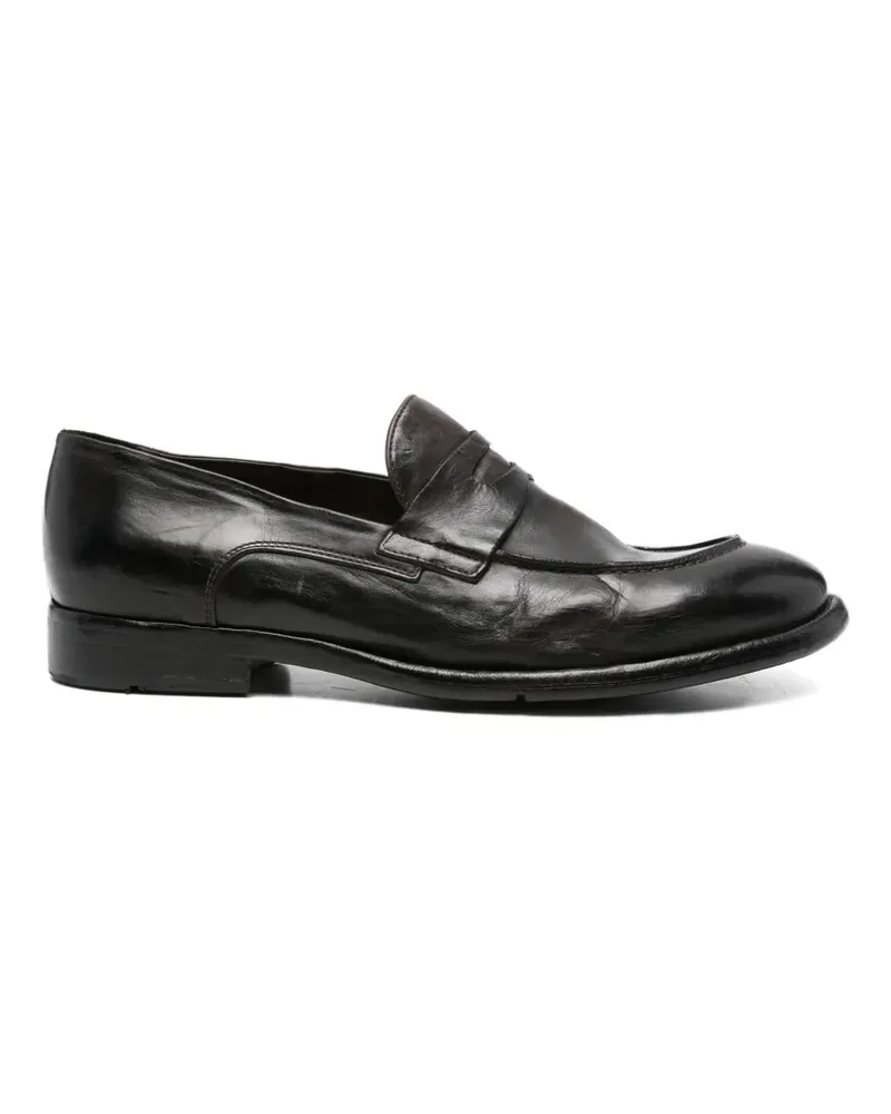 Eleventy Penny-Loafer aus Leder - Braun Braun