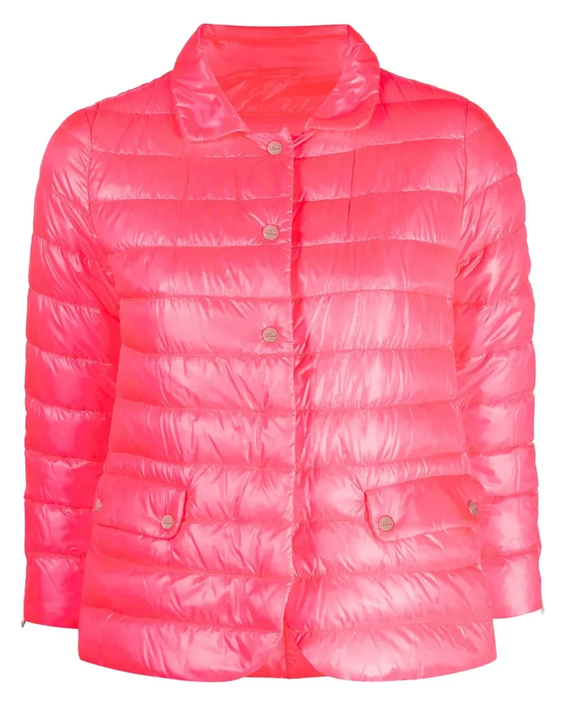Herno Gesteppte Jacke mit Cropped-Ärmeln - Rosa Rosa