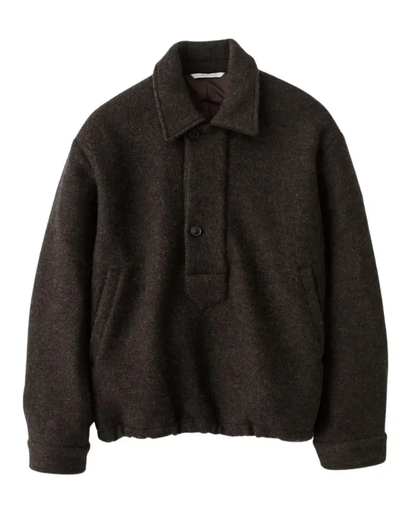 A Kind Of Guise Plan Schlupfjacke mit Knopfleiste - Braun Braun