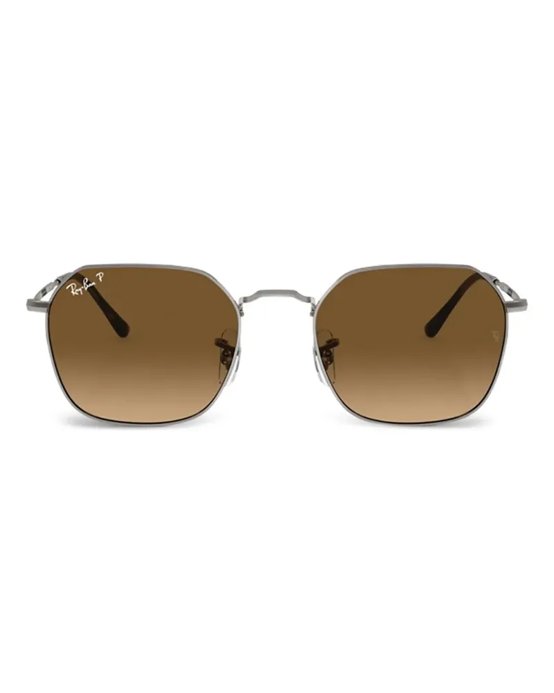 Ray Ban Geometrische Jim Sonnenbrille - Silber Silber