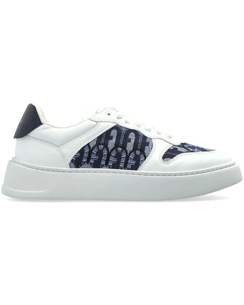 Furla Sneakers mit Kontrasteinsätzen - Weiß Weiß
