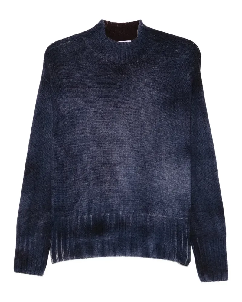 Arovescio Gerippter Pullover - Blau Blau