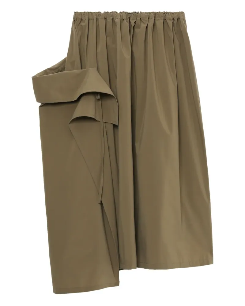 Yohji Yamamoto Asymmetrischer Rock mit elastischem Bund - Nude Nude