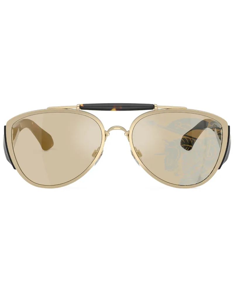 Burberry Pilotenbrille in Schildpattoptik - Gold Gold