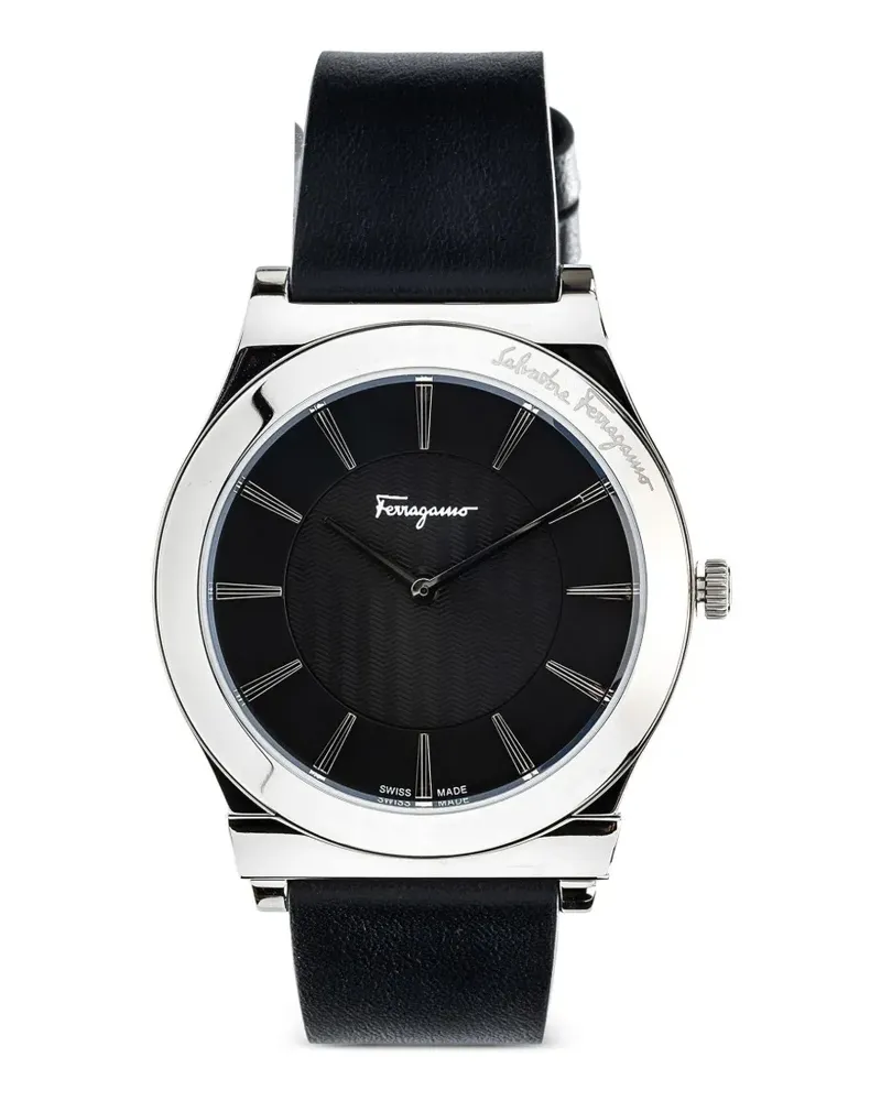 Ferragamo 1898 Slim 41mm watch - Schwarz Schwarz