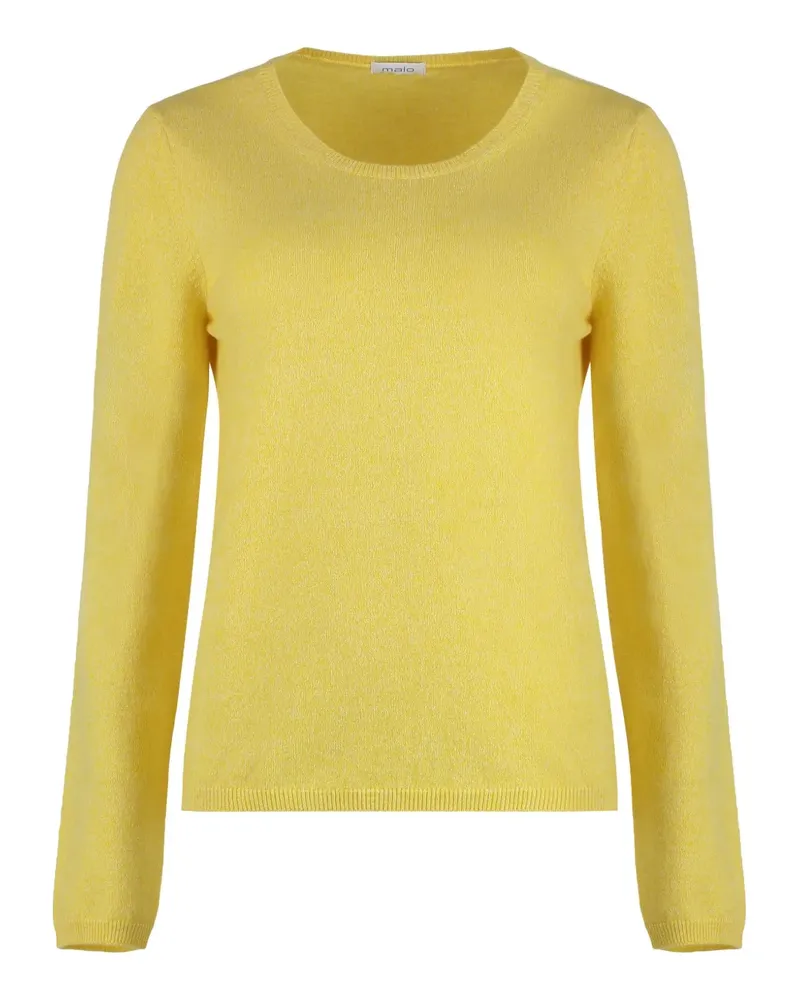 Malo Pullover aus Kaschmir - Gelb Gelb
