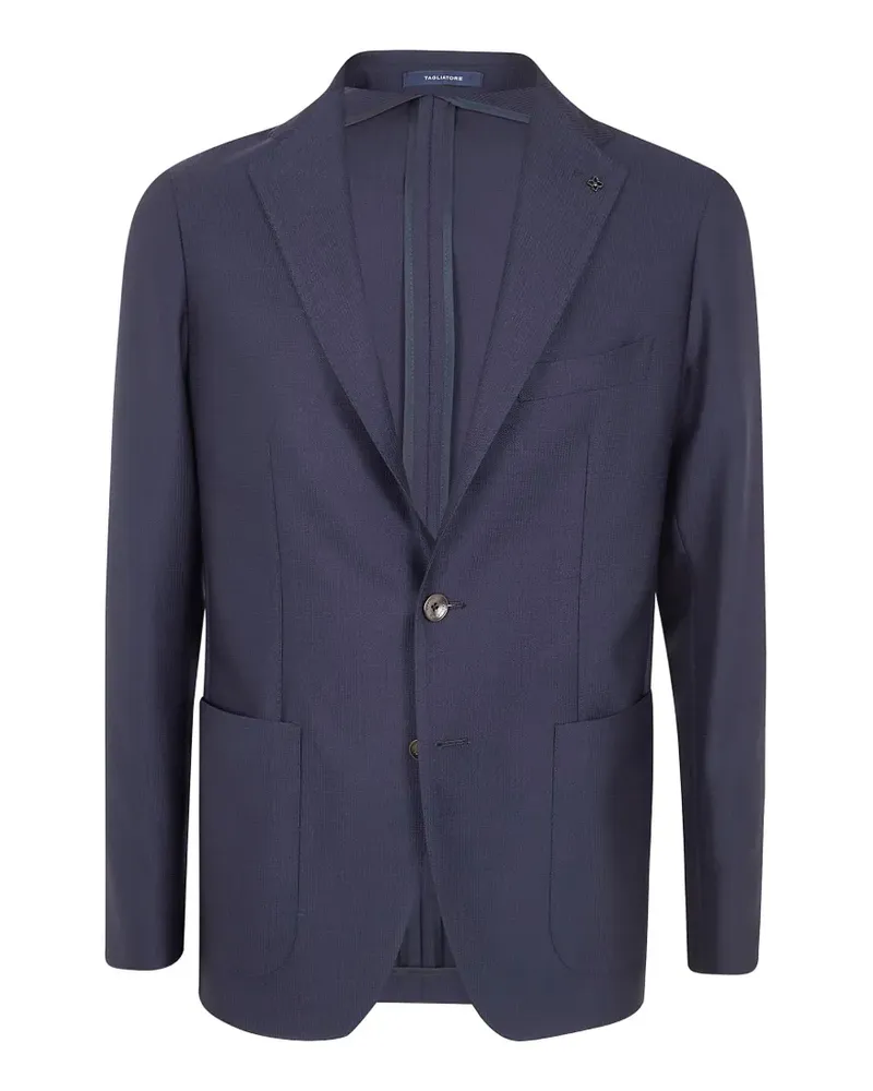 Tagliatore Jacke mit fallendem Revers - Blau Blau